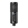 Audio Technica ATR2500X Cardioid Condenser USB Microphone Includes Desk Stand and 2 Cables USB-C To USB-C and USB-C To USB-A Black