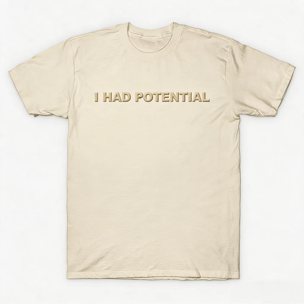 2026 Movie ProjectHailMary I HAD POTENTIAL Graphic Unisexs TShirt Cotton Unisex ONeck Short Sleeve Y2k Tee Ins
