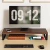 Wooden Monitor Lifting Rack Base Support Cushion Rack Computer Heightening Bracket Office Multifuncte Desktop Storage Rack