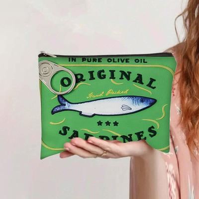 Women's Canvas Cosmetic Bag, Large-capacity Storage, Cosmetic Toiletry Bag, Student Stationery, Zipper Pencil Case