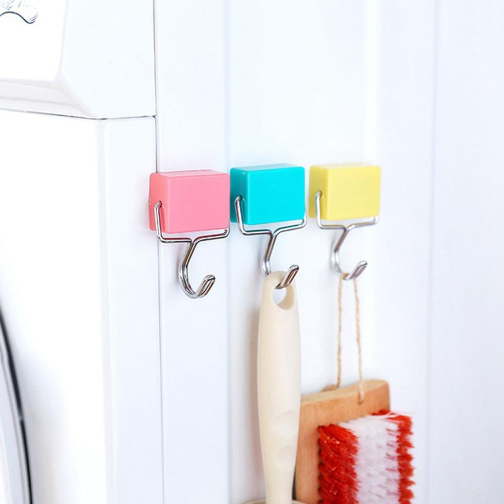 Kitchen Heavy Duty Toliet Towel Refrigerator Key Clothes Key Holder Wall Hook Storage Rack Hanger