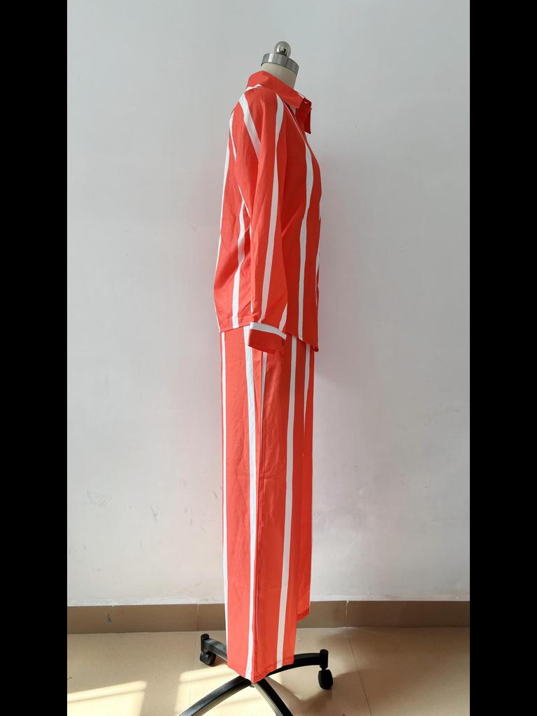 Damen 2024 Herbst Casual Europäischer & Amerikanischer Zweiteiler: Langarmshirts & Hosen