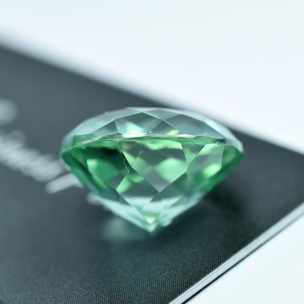 9.00 Ct Natural Montana Sapphire Round Cut Certified Loose Gemstone Green