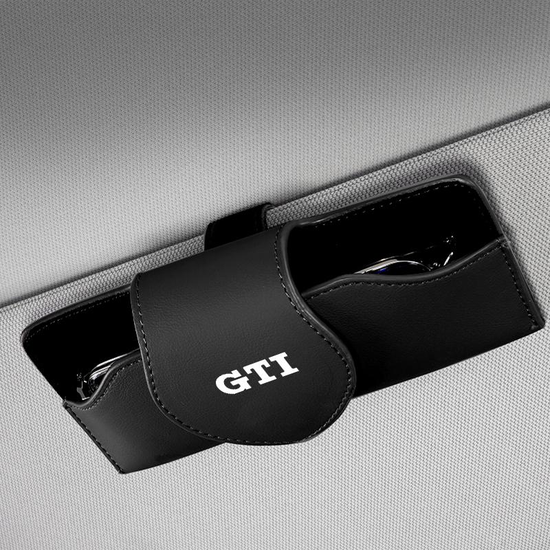 For VW Volkswagen Jetta MK5 Golf Sun Visor Sunglasses Storage Box Car Interior Accessories For Volkswagen T-ROC R Polo Beetle Ti