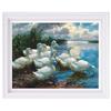 Large oil painting F6 UV acrylic 41 x cm Wood frame, size, white, 7753, 31.8 (compatible size), Material