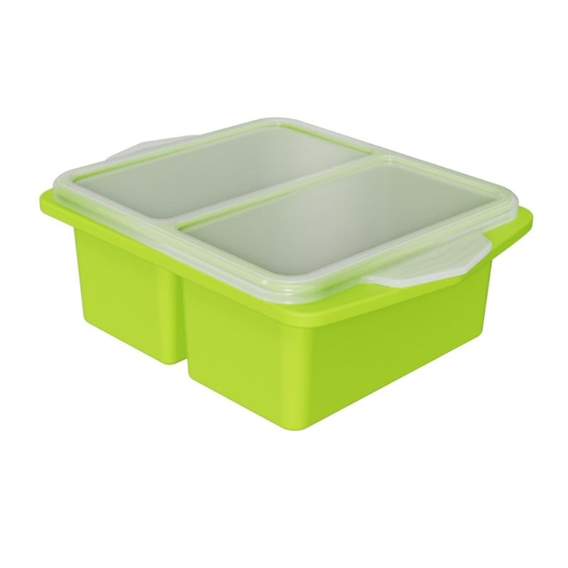 Flexible Silicone Ice Cubes Mold With Cover Ideal For Making Big Ice Cubes Food Freezer Container Kitchen Gadget