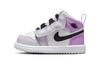 Air Jordan 1 Mid TD Lightweight Abrasion Resistant Mid Top Toddler Shoes White Purple Infant And Toddler AR6352-501