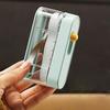 2PCS Floss Dispenser Automatic Pop-up Portable Storage Box Refillable with Ergonomic Picks Floss Case