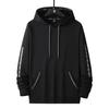 Frühlings- und Herbst-Baumwoll-Hoodies für Herren und Damen, lockere große Größen, sportliche Freizeit-Oberteile in einfarbiger Ausführung