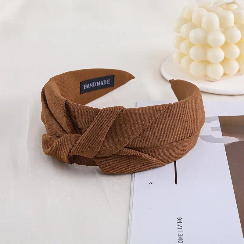 

Нові В язані Пов язки на Голову для Жінок Головний Убір Дівчата Вінтажні Пов язки для Волосся Тканинна Широка Пов язка на Голову М який Обруч для Волосся Аксесуари для Волосся Головний Убір