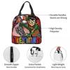 Teens Titans Go Beast Boy Thermal Insulated Lunch Bag for Picnic Portable Food Container Bags Thermal Cooler Lunch Boxes