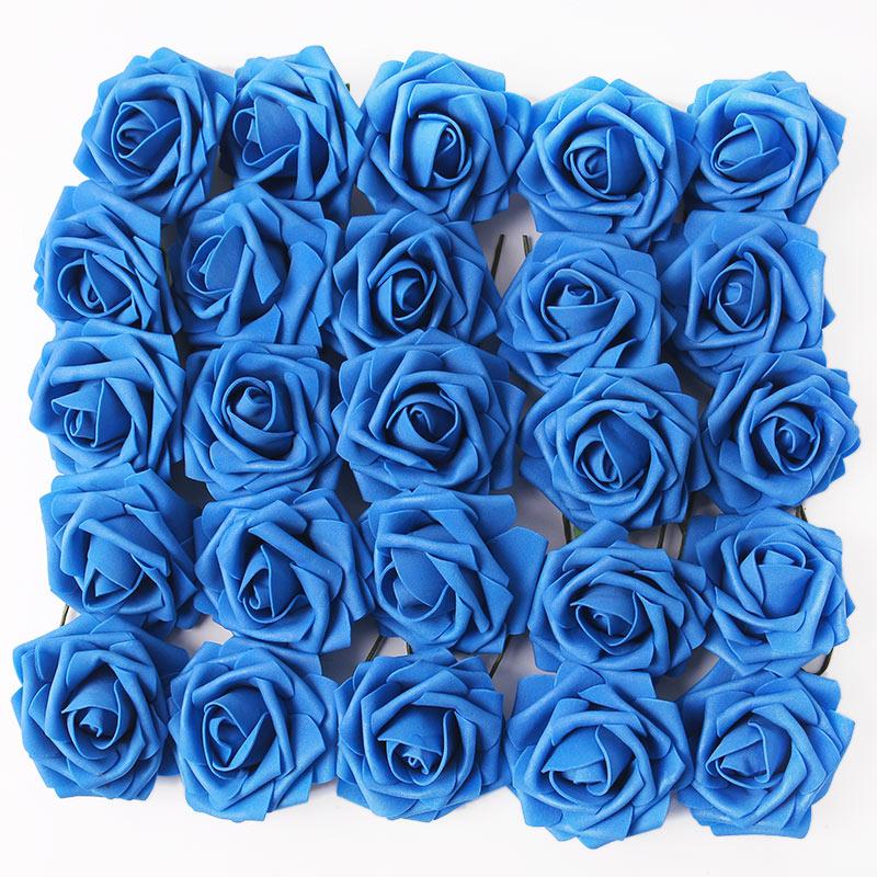 5/10/15/20/25Pcs Artificial Rose Flowers Wedding Decorations Centerpieces Arrangements Party Baby Shower Garden Home Decor Gifts