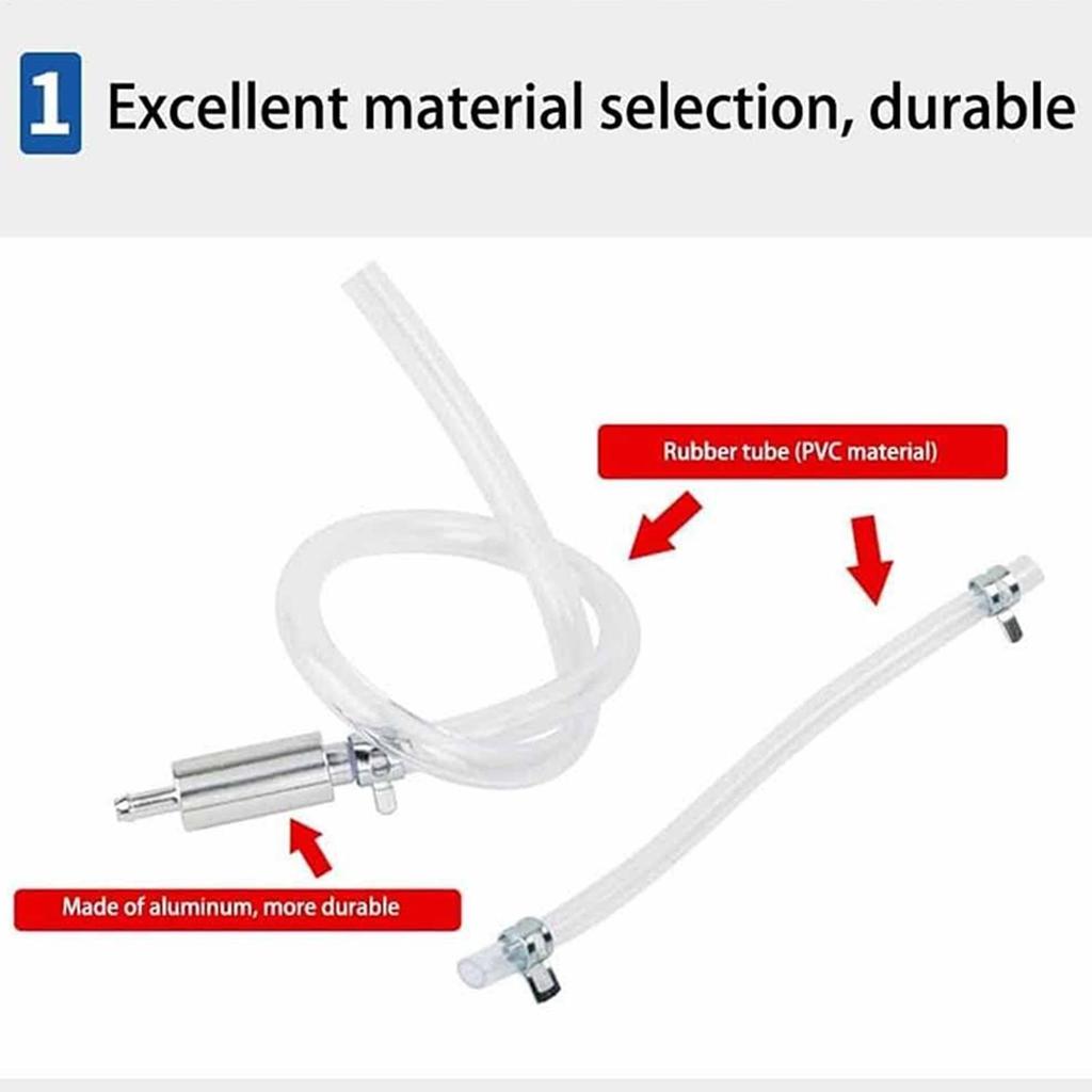 Brake Bleeder Hose Motorcycle Brake Bleeder Hose Long-Lasting Performance Car Accessory Leak-Proof Exhaust Tube For Electric