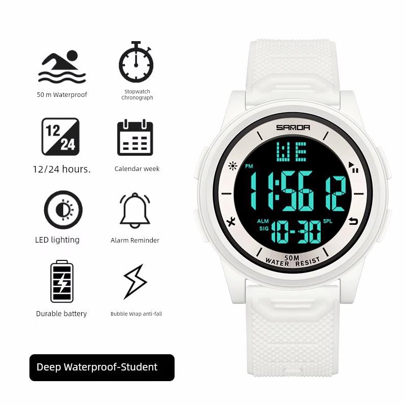 Youth Kids High School Sports Mechanical Student Watch