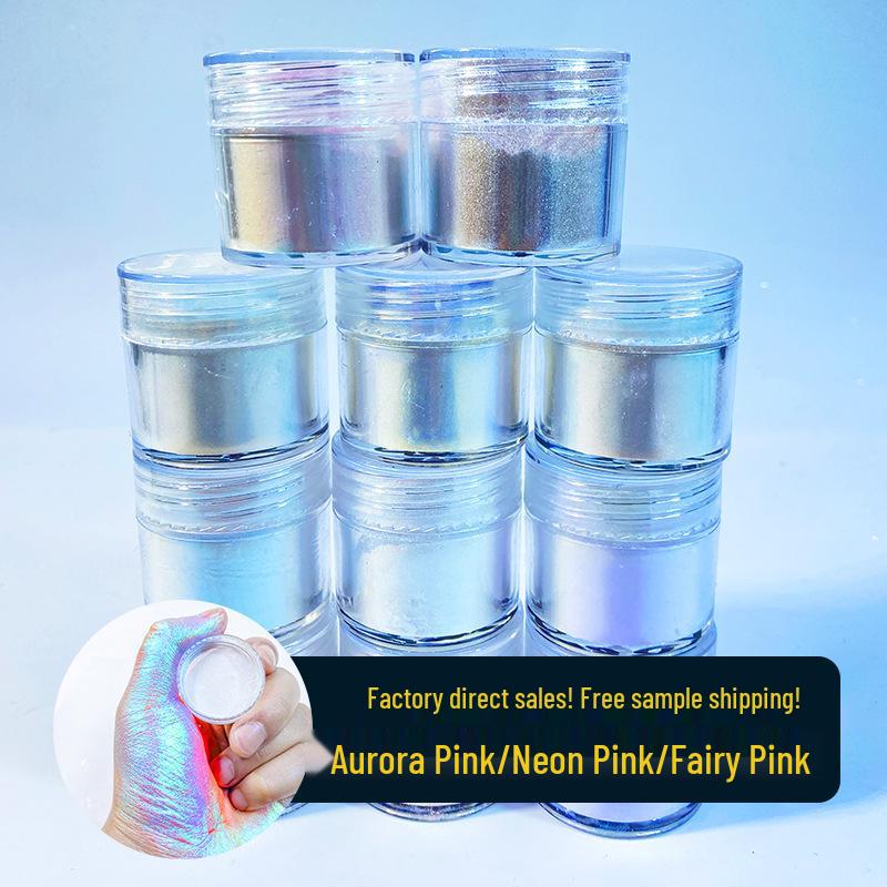 Iridescent Aurora Cosmetic Grade Mica Powder for Glitter Eyeshadow & Bath Soap, 10g