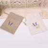 12Pcs Lavender Embroidered Bags Empty Storage Bags with Drawstring Wear Resistant Widely Used Jewelry Candy Storage Pouches