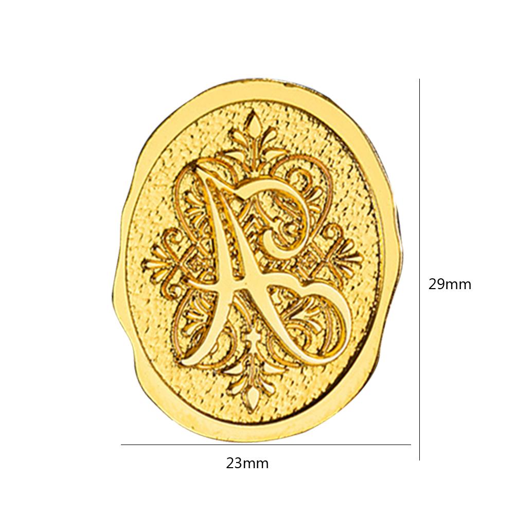 Creative Wax Sealing Head Lettering Carving Exquisite Art Seal Head DIY Manual Account Invitation Card Envelope for Scrapbooking