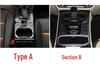 Bestune T77 Carbon Fiber Center Console Sticker - Interior Panel Design