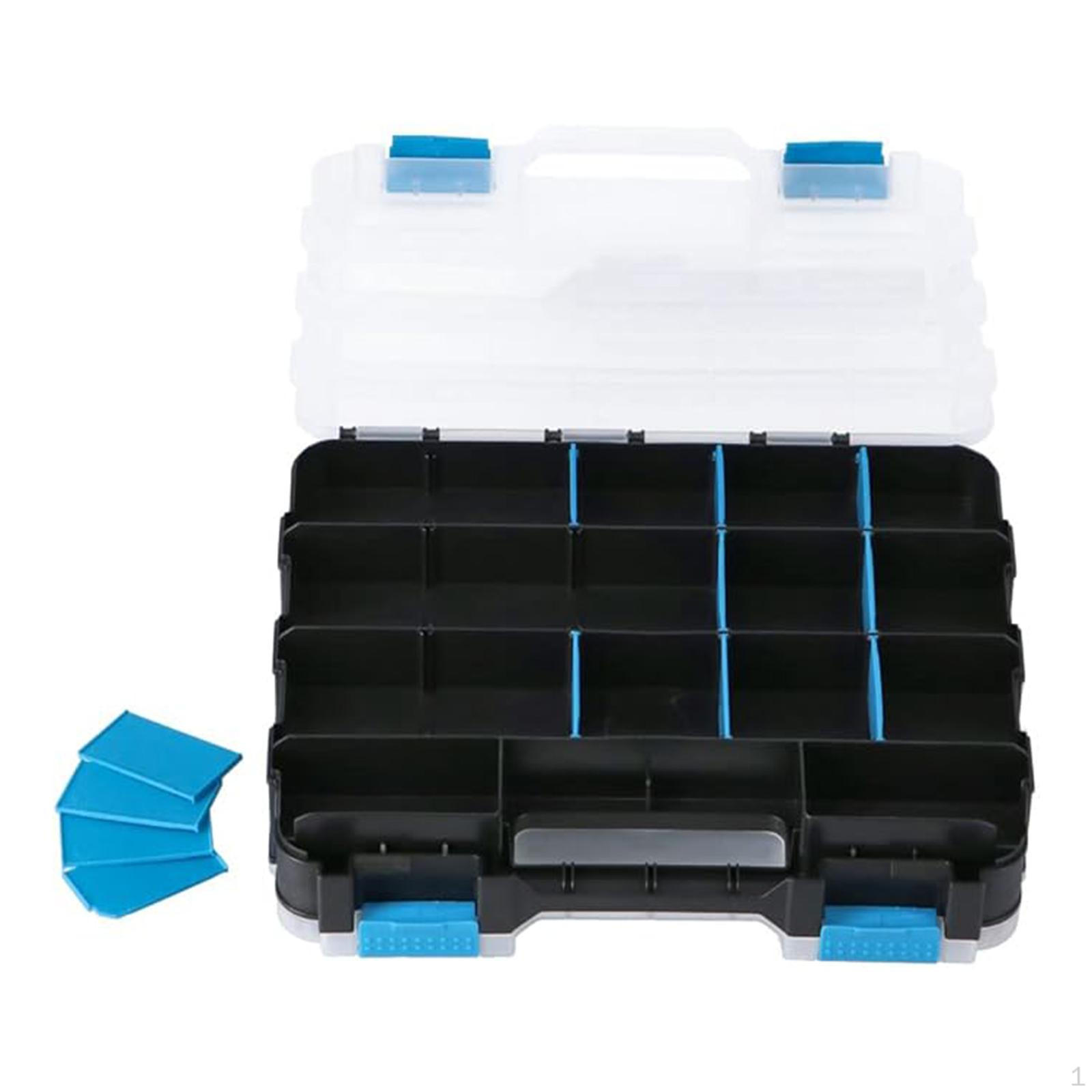

Compact Parts Storage Case with Adjustable Dividers for Tools And Accessories