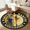 1 szt. Okrągły dywanik tematyczny Anime Naruto Shippuden - Wystrój domu, Okrągła mata do biura, Prezent zewnętrzny dla fanówRC2779