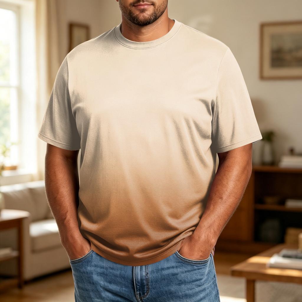 Men's Loose Fit Breathable T-Shirt for Casual Everyday Wear
