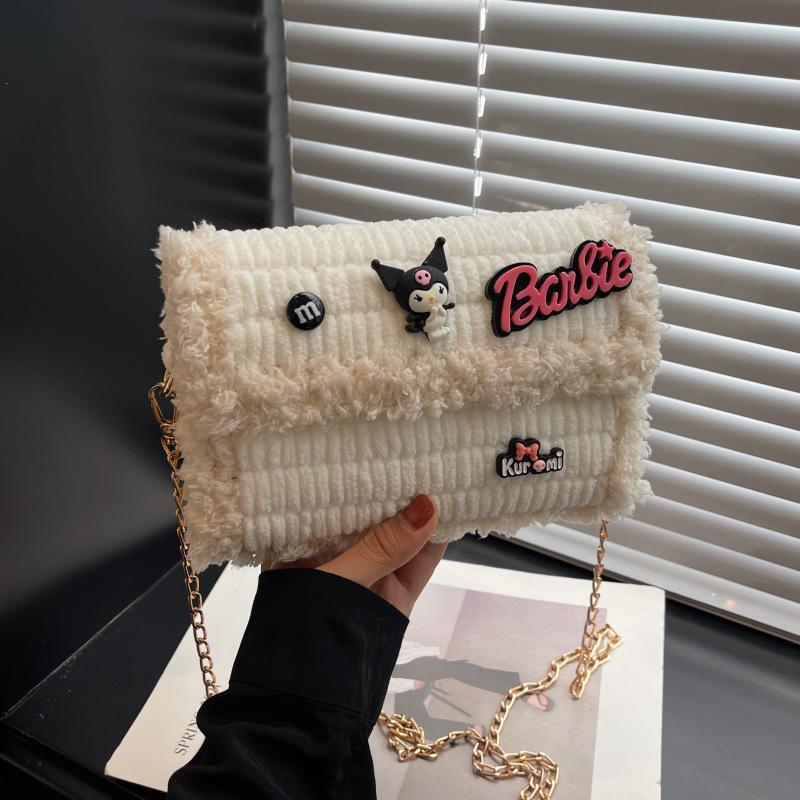 

Набір для в язання гачком DIY Kuromi з вовни: В язана вручну сумка через плече - Ідеальний подарунок для дівчини