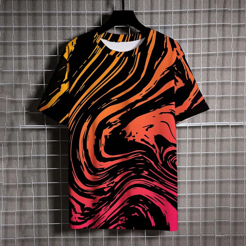 

Летняя мода спортивные граффити мужские футболки новый тренд Харадзюку повседневные индивидуальные 3D принтованные футболки с круглым вырезом и коротким рукавом топы 6XL