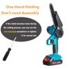 New 6inches Cordless Straw Saw Pruning ChainSaw Garden Tree Logging Trimming Power Tools Compatible 18V Battery