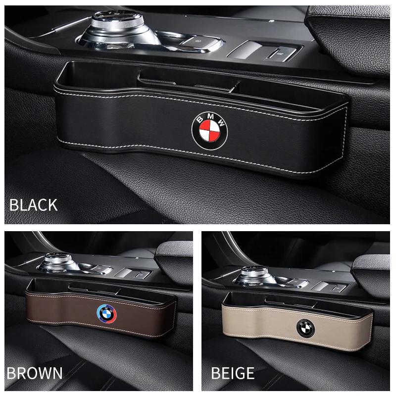 Auto Zubehör Leder Sitzspalt Aufbewahrungsbox Handy Schlüssel Organizer Für Bmw Performance M E46 E90 F20 E39 E91 E87 E60 E93 F10 X3 E83 E61
