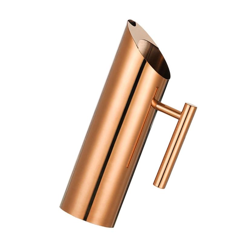 Drink Dispensers Cold Kettles Beverage Container Stainless Steel Pitcher Large Water Kettles Suitable for Gatherings