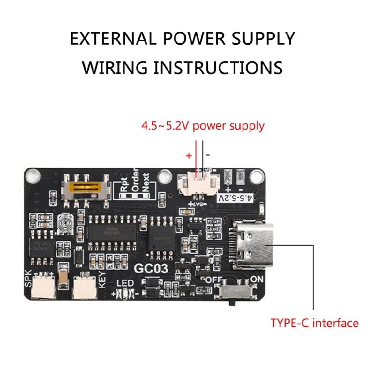Christmas Music Greeting Card Memory Sound Voice Recording Module, 8MB, Suitable for Birthday Holiday Cards Craft Lovers