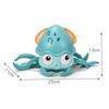 Rechargeable Dancing Squid with Light & Music & Induction Lying Flat, Electric Dancing Octopus Toddler Interactive Toy Gifts