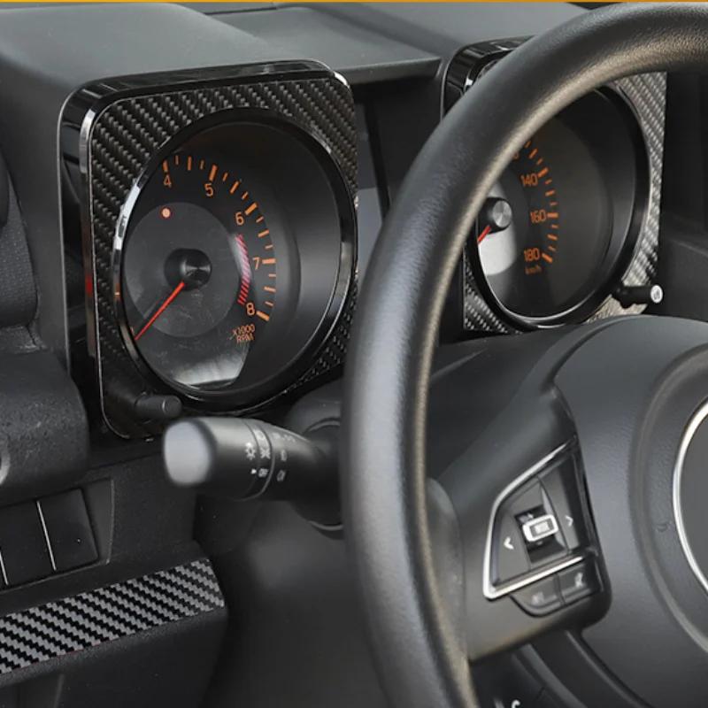 For Suzuki Jimny 2019-2024 Accessories Central Control Dashboard Display Decoration Soft Carbon Fiber Interior Modification