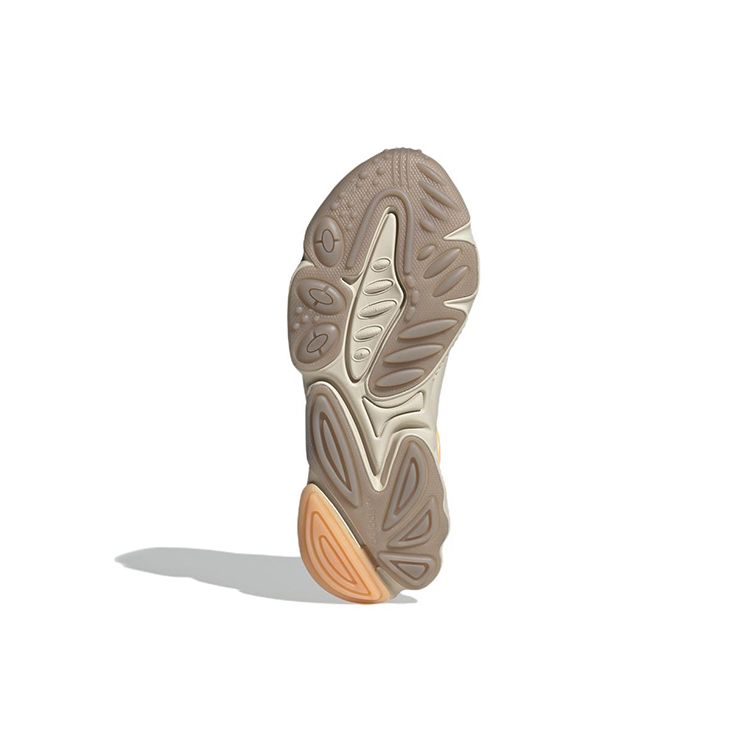 Adidas Originals Ozweego Textil Cómodos Deportivos Duraderos Transpirables Zapatillas de estilo de vida de corte bajo para mujer Marrón GW9748