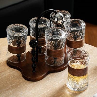 Shangqi Gletscher-Muster Glas Trinkgeschirr Set