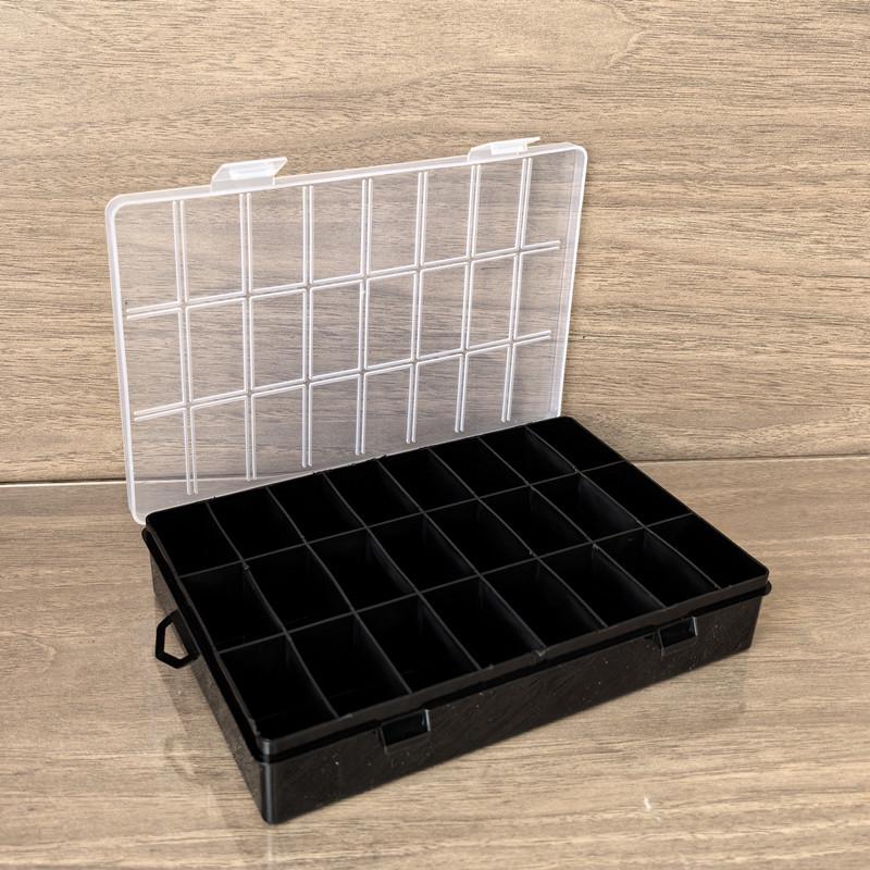 

24-Compartment Jewelry & Electronic Component Organizer Box