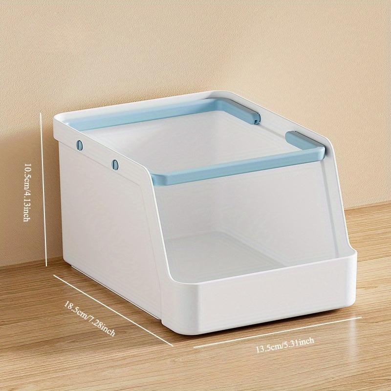 1/2pcs PP Plastic Storage Box,Stackable Office Supplies,Cosmetics,and Bathroom Desktop Organizer,Office Desktop Drawer Organizer