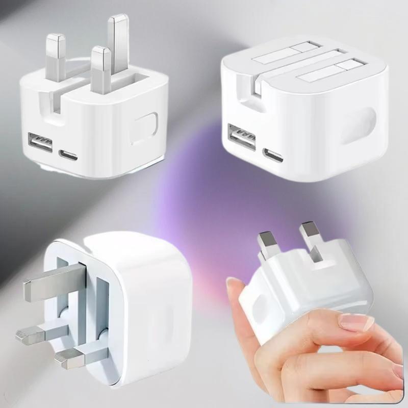 Portable GB Plug Type C Fast Charging Block High Speed Wall Charger For Smart Mobile Phones