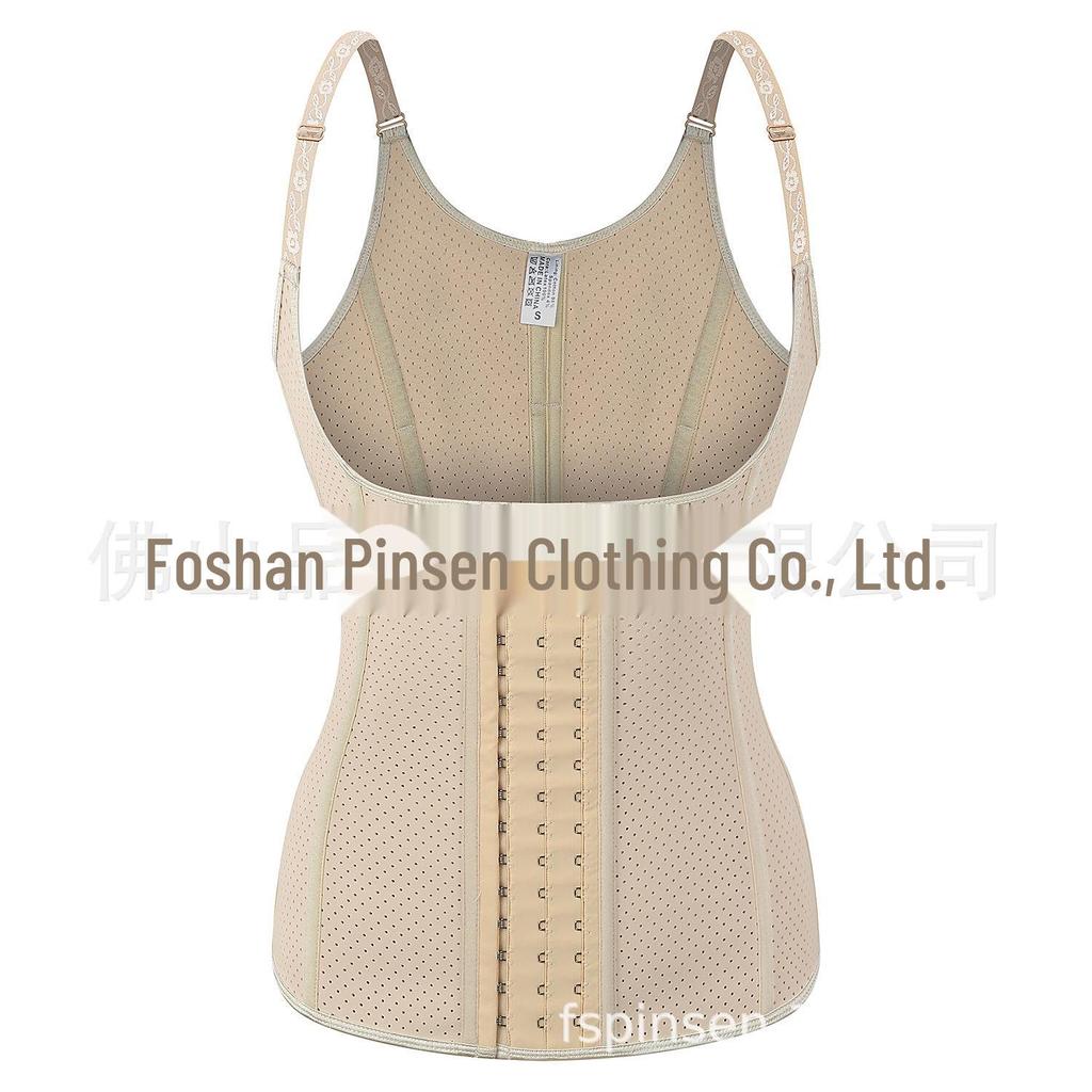 Neue Latex-Taillenformer-Weste mit 12 Stäben: Bruststütze, Körperformung, Bauchgurt.