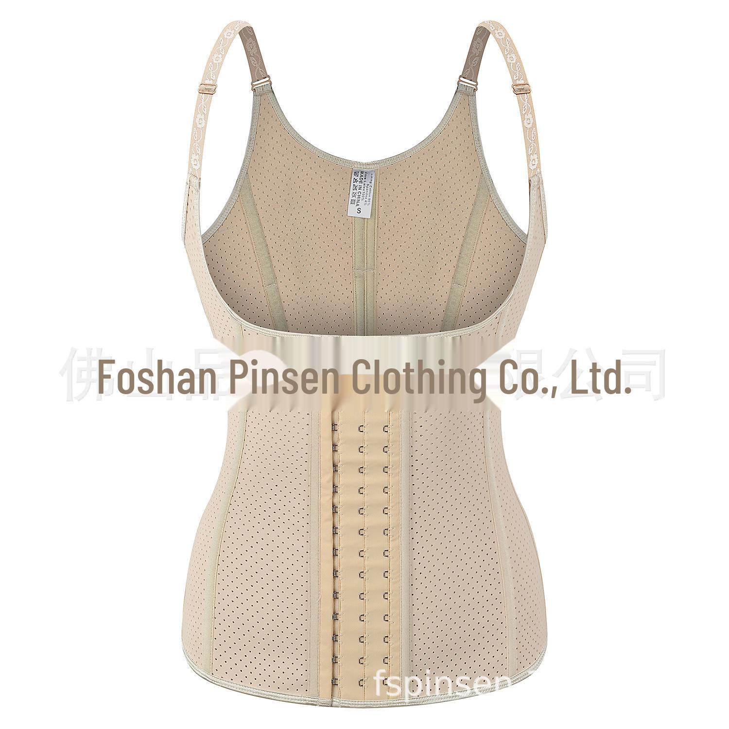 

Новый жилет для похудения из латекса с 12 костями: Поддержка груди, коррекция фигуры, пояс для живота. 6XL бежевый