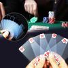 Playing Poker Transparent Cards Size Pvc Plastic Waterproof Novelty Clear Deck