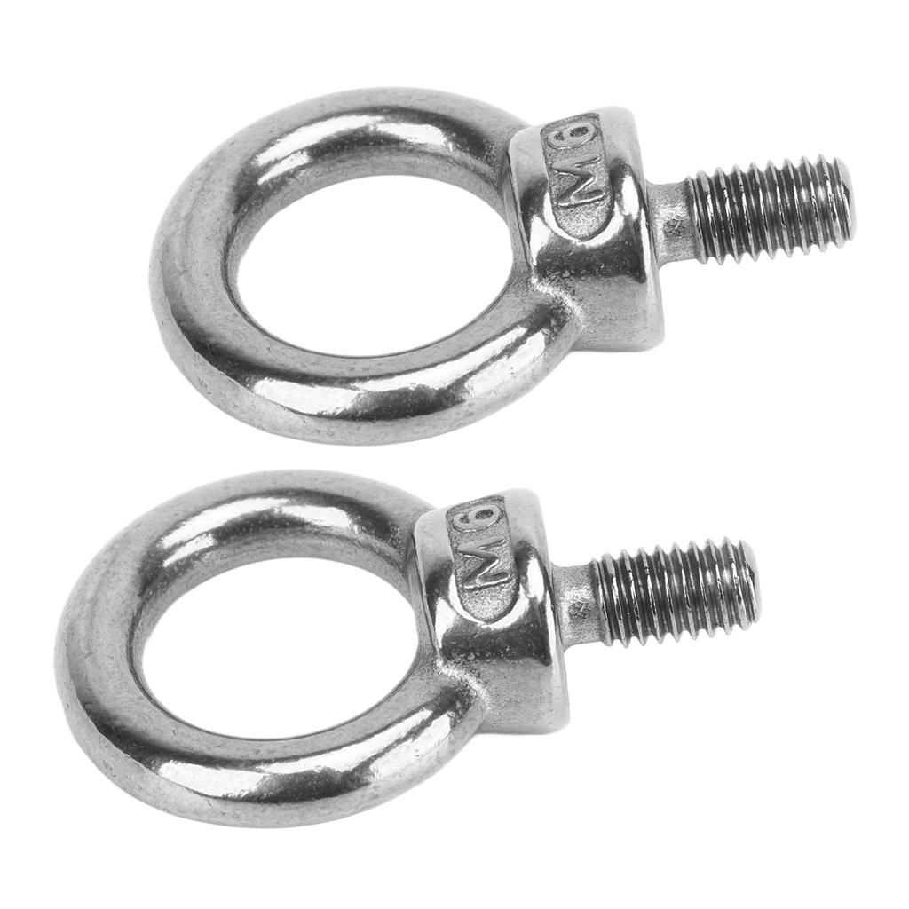 1 Pair Stainless Steel Kayak Track Mount Tie Down Eyelet Rail For Kayak Canoe Boat Bungee Cord Ropes