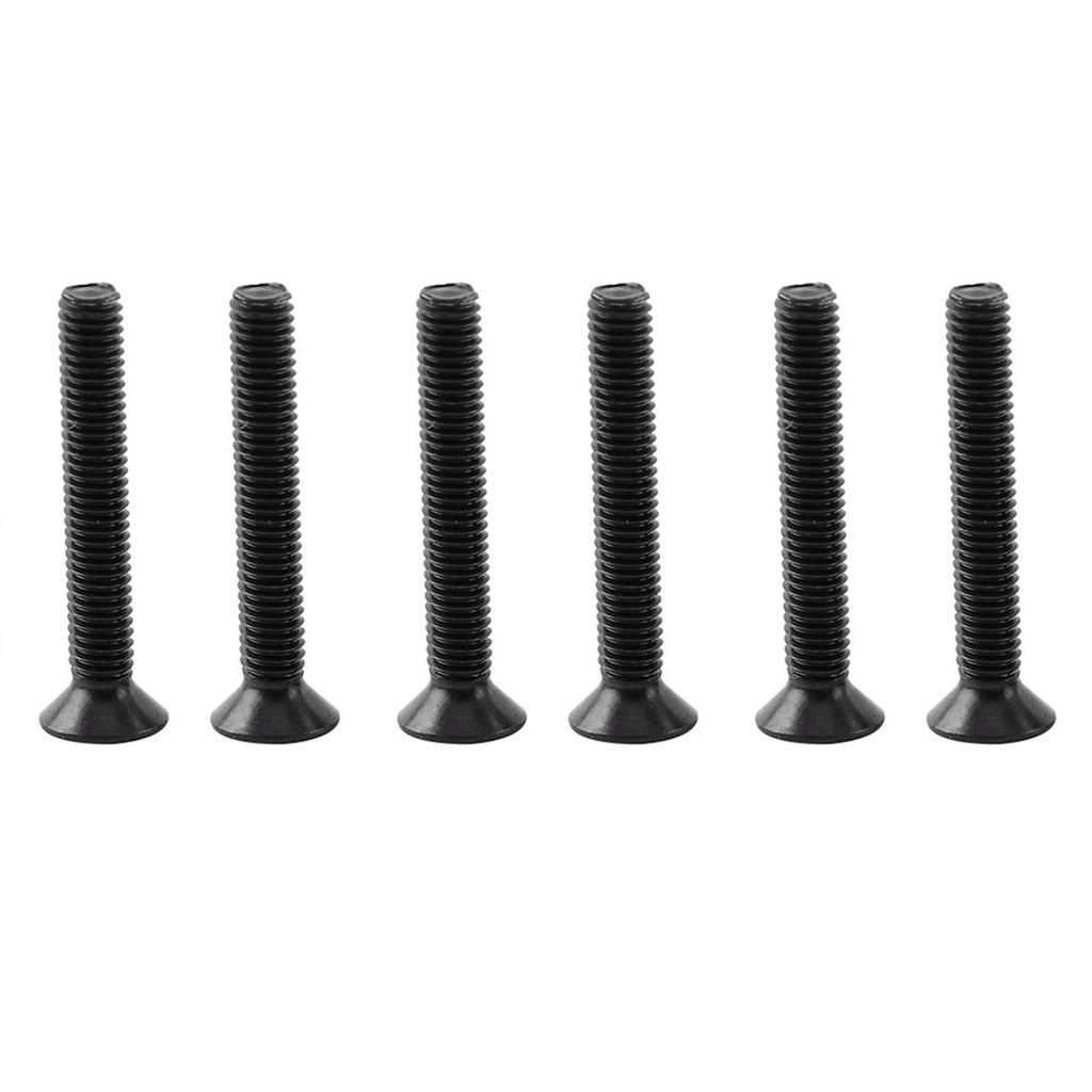 250pcs M3 Black Alloy Steel Hex Socket Screws Bolt With Hex Nuts Assortment(Flat Head)