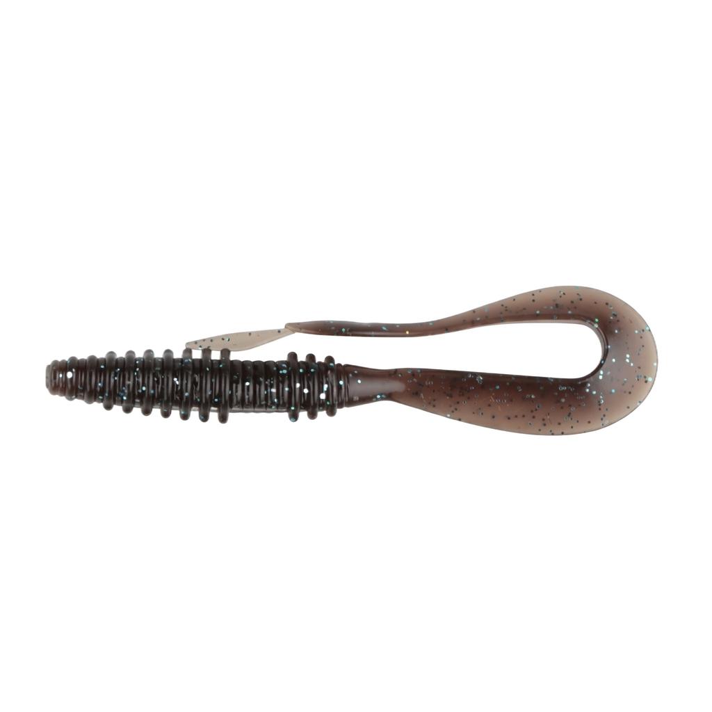 Soft Fishing Lure 5cm Bionic Worm Tail Curly Tail Swimbait for Bass Fishing Texas Rig and Jig Head Compatible