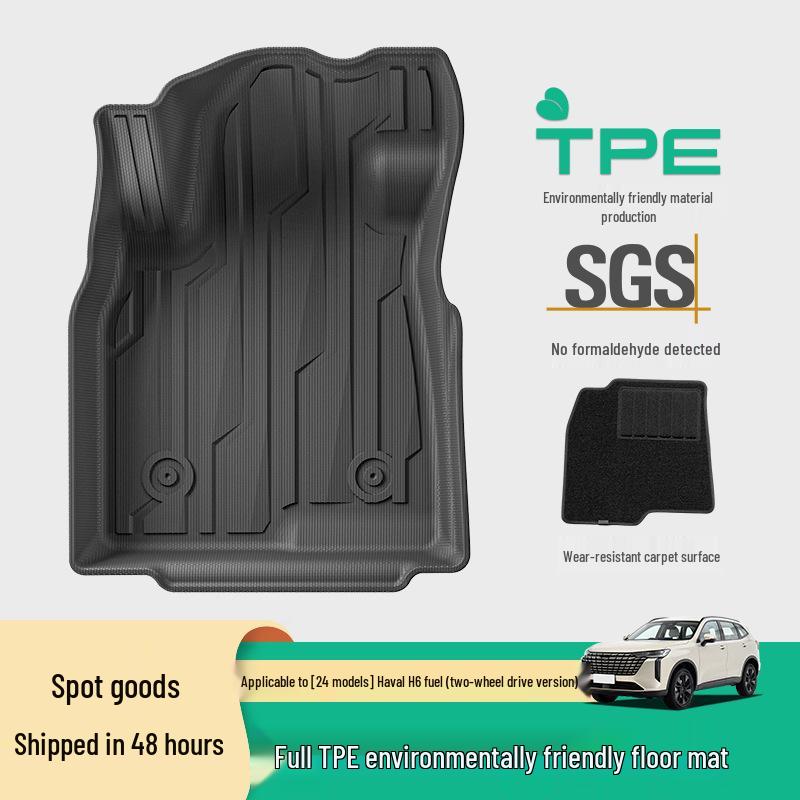 Eco-Friendly TPE Car Mats for Haval H6 - Dirt-Resistant Trunk & Seat Back Protection