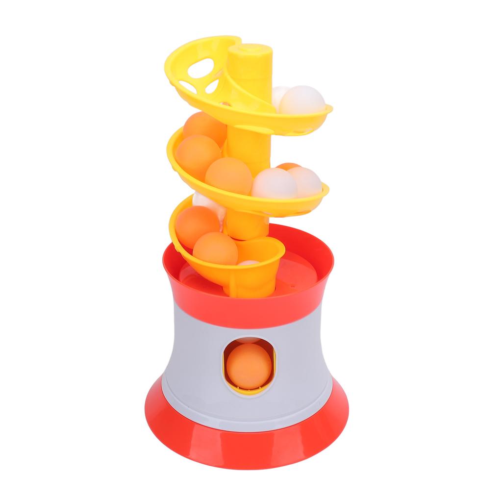 Table Tennis Launcher Portable Table Tennis Trainer Automatic Launcher Robot with Remote Control and 16 Balls