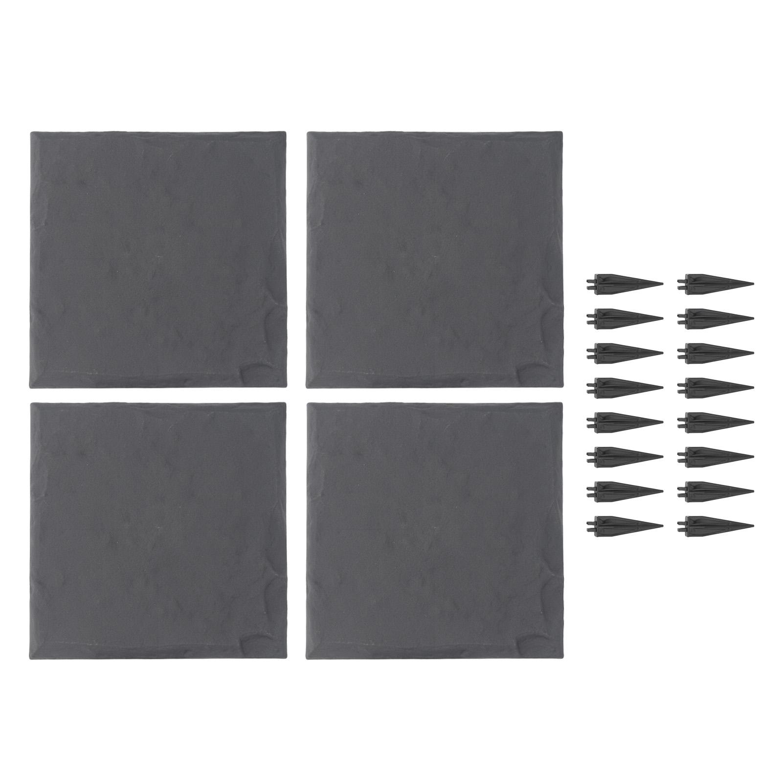 

Камень для ступеней с опорами из полипропиленовой смолы, устойчивый к погодным условиям, декоративный камень для сада для L Square Grey