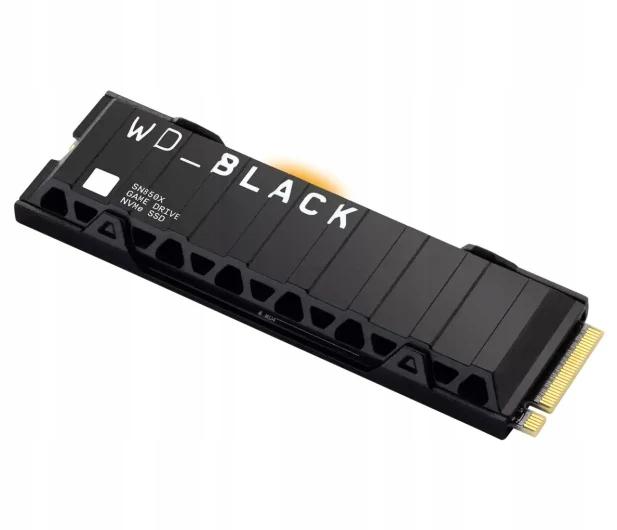 Dysk SSD WD Black SN850X 1TB M.2 2280 PCIe NVMe (7300/6300 MB/s) WDS100T2XHE Z Radiatorem