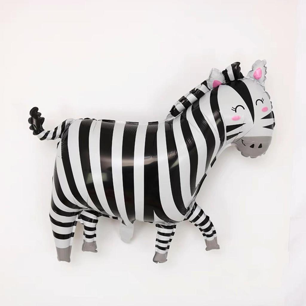 Cartoon Animal Balloons: Elephant, Monkey, Cat - Aluminum Film Birthday Party Decorations