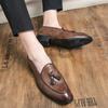 Fashion 2025 Loafers Men Casual Shoes Men Leather Shoes Club Comfort  Luxury Trendy Summer Gents Shoe Leisure Walk Botas Para Hombre